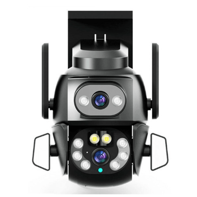 Casa si Gradina - Electrice - Smart Home - Camere de supraveghere - Camera de supraveghere Dubla PTZ 8MP 4K Q S800 cu Aplicatie GRI - Infinity.ro