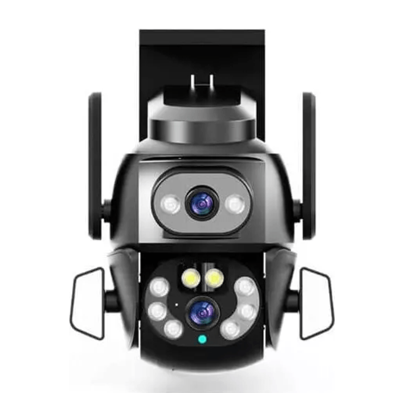 Casa si Gradina - Electrice - Smart Home - Camere de supraveghere - Camera de supraveghere Dubla PTZ 8MP 4K Q S800 cu Aplicatie GRI - Infinity.ro