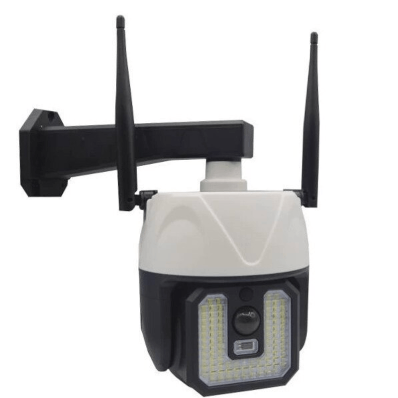 Casa si Gradina - Electrice - Smart Home - Camere de supraveghere - Lampa solara tip camera supraveghere falsa CCTV cu senzor si 2 antene - Infinity.ro