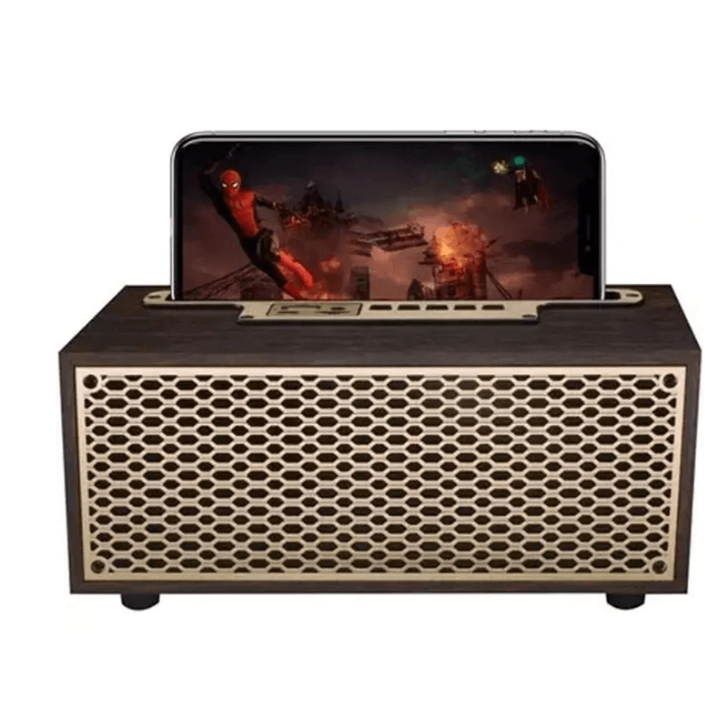 TV, Audio-Video si Foto - Portabile audio - Boxe portabile - Boxa Bluetooth Andowl Q YX1620 model retro cu suport telefon - Infinity.ro