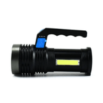 Casa si Gradina - Corpuri si surse de iluminat - Iluminat exterior - Lanterne - Lanterna de mana cu LED Q LED556 cu 1000 lumeni acumulator integrat lumina laterala COB negru - Infinity.ro