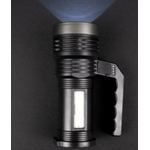 Casa si Gradina - Corpuri si surse de iluminat - Iluminat exterior - Lanterne - Lanterna de mana cu LED Q LED556 cu 1000 lumeni acumulator integrat lumina laterala COB negru - Infinity.ro