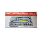 Casa si Gradina - Constructii - Scule de mana si unelte - Chei si truse chei - Trusa de chei tubulare 40 de piese sistem metric si SAE cutie gri - Infinity.ro