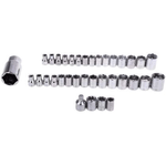 Casa si Gradina - Constructii - Scule de mana si unelte - Chei si truse chei - Trusa de chei tubulare 40 de piese sistem metric si SAE cutie gri - Infinity.ro