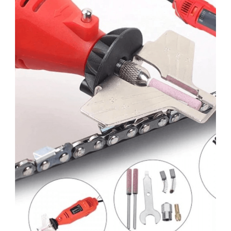 Casa si Gradina - Constructii - Scule electrice si accesorii - Accesorii fierastraie electrice - Dispozitiv portabil electric 220 V pentru ascutit lant drujba CRAFT TEC MX652 - Infinity.ro