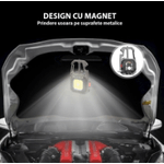 Casa si Gradina - Corpuri si surse de iluminat - Iluminat exterior - Lanterne - Breloc cu lanterna Andowl Q D911 LED COB multifunctional - Infinity.ro