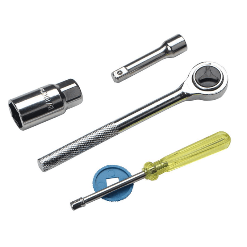 Casa si Gradina - Constructii - Scule de mana si unelte - Chei si truse chei - Trusa de chei tubulare 40 de piese sistem metric si SAE cutie gri - Infinity.ro