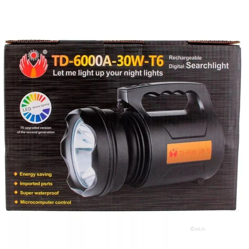 Casa si Gradina - Corpuri si surse de iluminat - Iluminat exterior - Lanterne - Lanterna TD-6000A LED T6 30 W - Infinity.ro