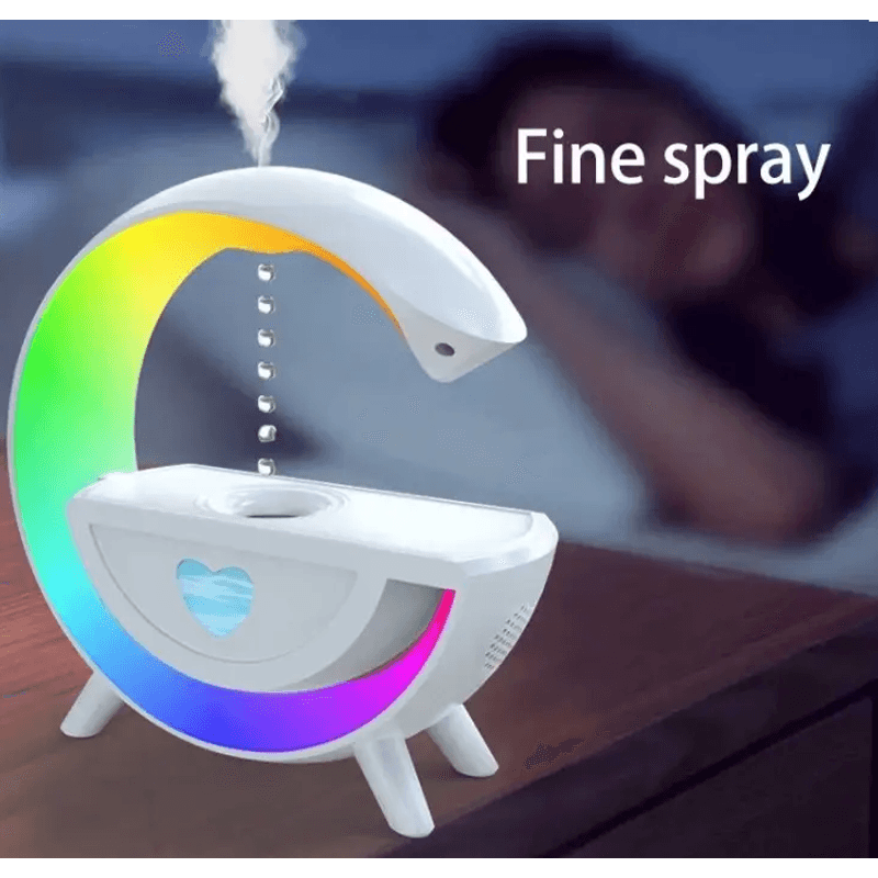 TV, Audio-Video si Foto - Portabile audio - Boxe portabile - Boxa Umidificator aromoterapie T00K8 tehnologie Anti Gravity Bluetooth 350 ml - Infinity.ro