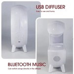 TV, Audio-Video si Foto - Portabile audio - Boxe portabile - Boxa Umidificator aromoterapie T00K8 tehnologie Anti Gravity Bluetooth 350 ml - Infinity.ro