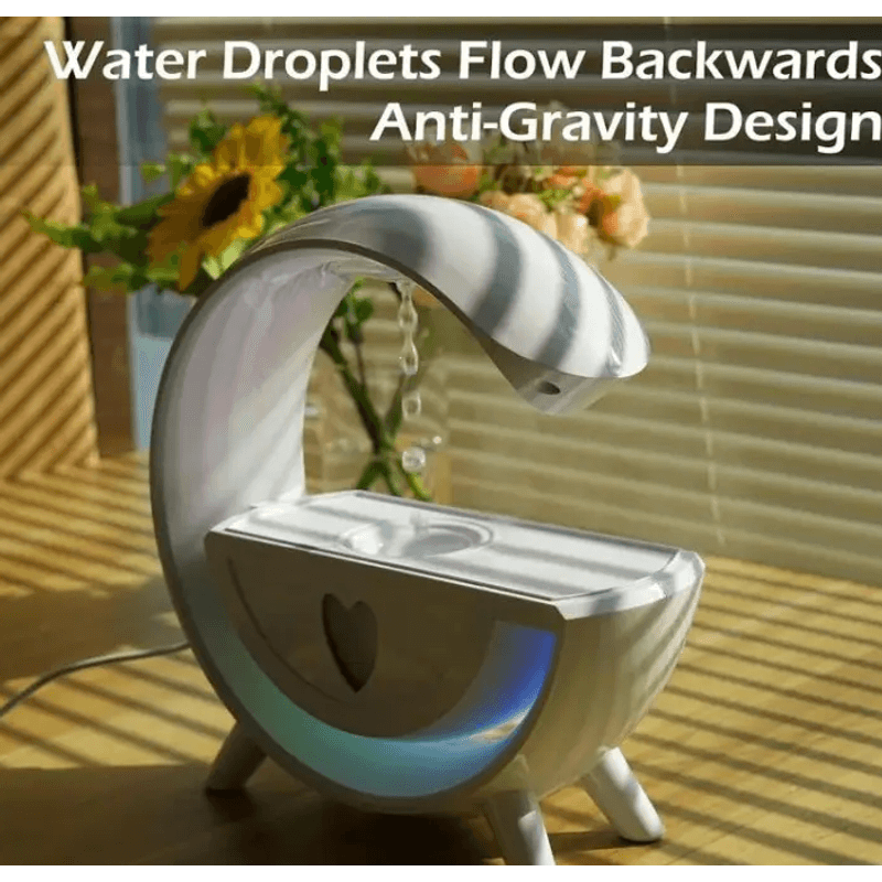 TV, Audio-Video si Foto - Portabile audio - Boxe portabile - Boxa Umidificator aromoterapie T00K8 tehnologie Anti Gravity Bluetooth 350 ml - Infinity.ro