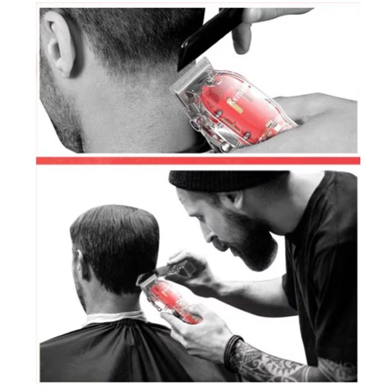 Ingrijire personala si Cosmetice - Aparate & accesorii ingrijire personala - Aparate de ras si tuns - Aparate de tuns - Masina de Tuns Profesionala Transparenta Andowl QLF63 - Infinity.ro