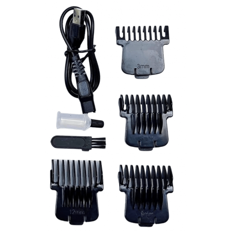 Ingrijire personala si Cosmetice - Aparate & accesorii ingrijire personala - Aparate de ras si tuns - Aparate de tuns - Masina Tuns cu Acumulator si Accesorii Kemei KM727 - Infinity.ro