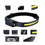 Sport si Outdoor - Camping - Articole solare camping - Lampi si lanterne camping - Lanterna frontala de cap LED USB AS 51737 Negru - Infinity.ro