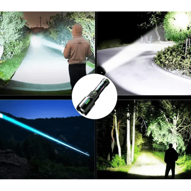 Casa si Gradina - Corpuri si surse de iluminat - Iluminat exterior - Lanterne - Lanterna LED L660 zoom telescopic reincarcabila 35W - Infinity.ro