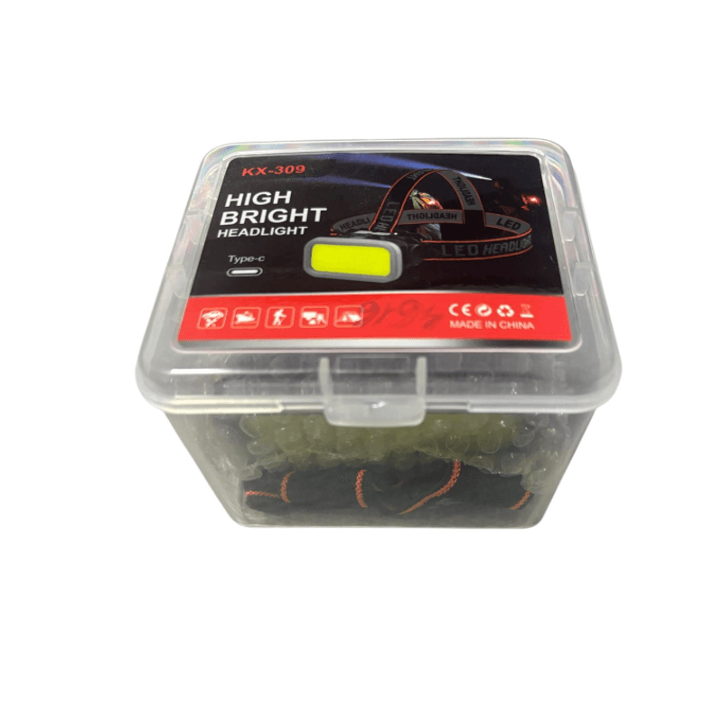 Casa si Gradina - Corpuri si surse de iluminat - Iluminat exterior - Lanterne - Lanterna de cap COB cu acumulator KX 309 cu led puternic - Infinity.ro