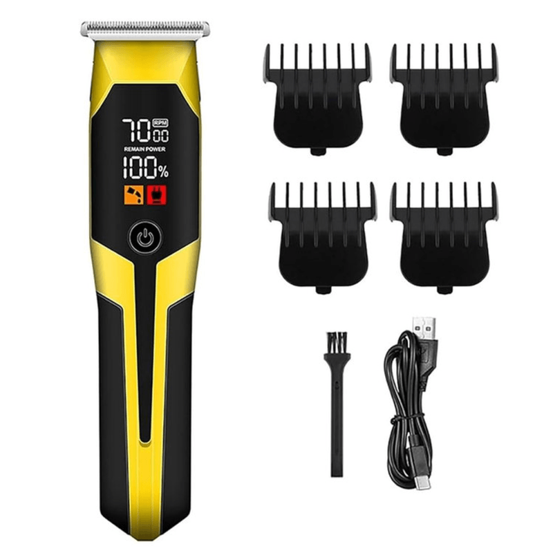 Ingrijire personala si Cosmetice - Aparate & accesorii ingrijire personala - Aparate de ras si tuns - Aparate de tuns - Trimmer de tuns profesional QLF366 cu display digital - Infinity.ro