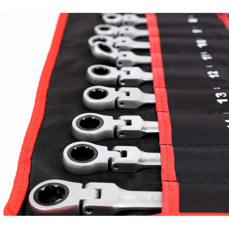 Casa si Gradina - Constructii - Scule de mana si unelte - Chei si truse chei - Set 22 piese chei combinate fixe si inelare articulate de la 6 la 32 mm - Infinity.ro