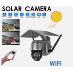 Casa si Gradina - Electrice - Smart Home - Camere de supraveghere - Camera de supraveghere SIM 4G Q S808 4MP exterior senzor miscare panou solar rotire din aplicatie - Infinity.ro