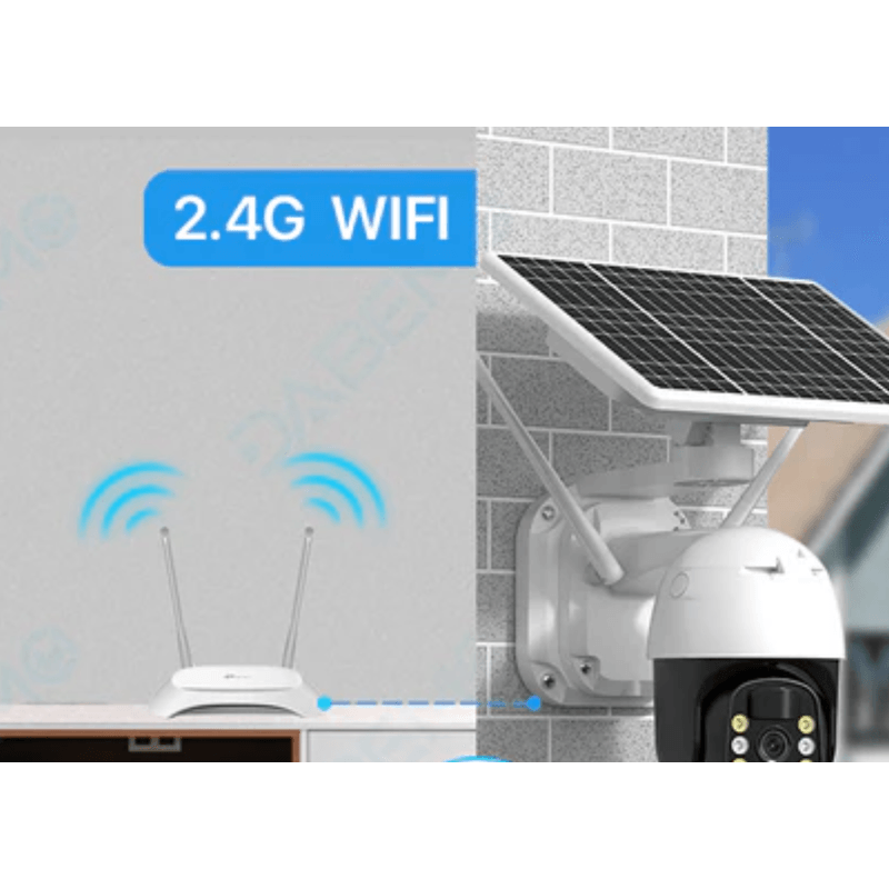 Casa si Gradina - Electrice - Smart Home - Camere de supraveghere - Camera supraveghere cu panou solar full HD PTZ 6 LED - Infinity.ro