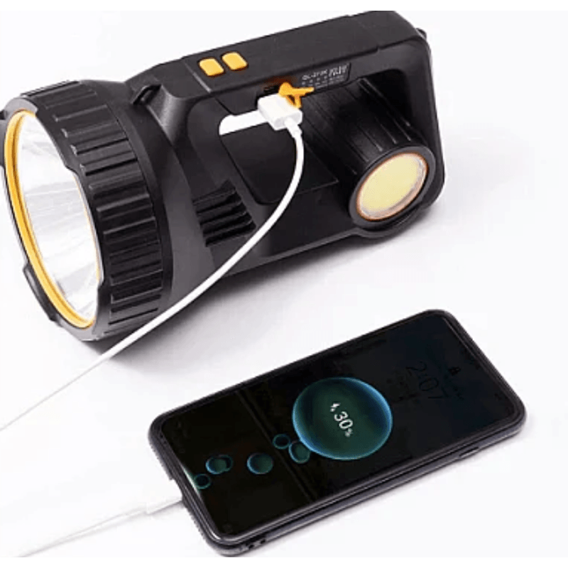 Casa si Gradina - Corpuri si surse de iluminat - Iluminat exterior - Lanterne - Lanterna puternica de mana cu incarcare USB Andowl Q D919 - Infinity.ro