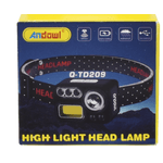 Casa si Gradina - Corpuri si surse de iluminat - Iluminat exterior - Lanterne - Lanterna de cap Q TD209 alimentare USB - Infinity.ro