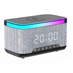 TV, Audio-Video si Foto - Portabile audio - Boxe portabile - Boxa portabila 4 in 1 cu 12 moduri de iluminare MD S300 Bluetooth Ceas Incarcator Wireless - Infinity.ro