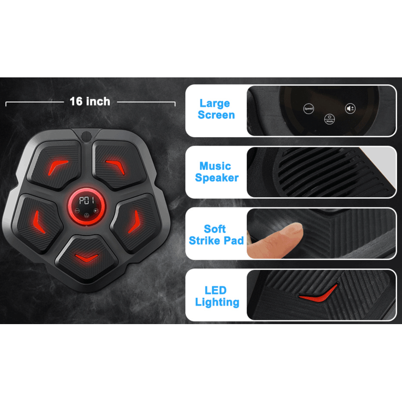 TV, Audio-Video si Foto - Portabile audio - Boxe portabile - Tinta box muzicala inteligenta conexiune bluetooth 9 viteze antrenamente de box si fitness Incarcare USB - Infinity.ro