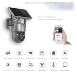 Casa si Gradina - Electrice - Smart Home - Camere de supraveghere - Camera de supraveghere CCTV Q SX01 Audio Bidirectionala cu panou solar 4G - Infinity.ro