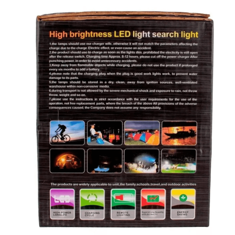 Casa si Gradina - Corpuri si surse de iluminat - Iluminat exterior - Lanterne - Lanterna puternica de mana TD 6000A LED T6 30W - Infinity.ro