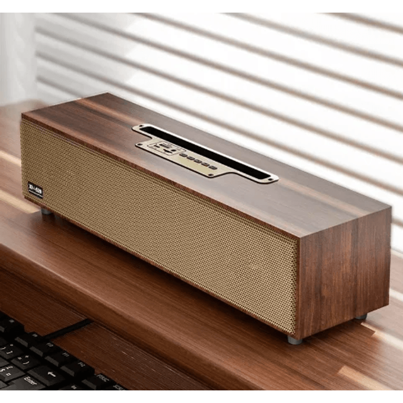 TV, Audio-Video si Foto - Portabile audio - Boxe portabile - Boxa Bluetooth Retro cu Suport pentru Telefon Mobil Andowl Q YX2240 - Infinity.ro