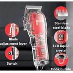 Ingrijire personala si Cosmetice - Aparate & accesorii ingrijire personala - Aparate de ras si tuns - Aparate de tuns - Masina de Tuns Profesionala Transparenta Andowl QLF63 - Infinity.ro