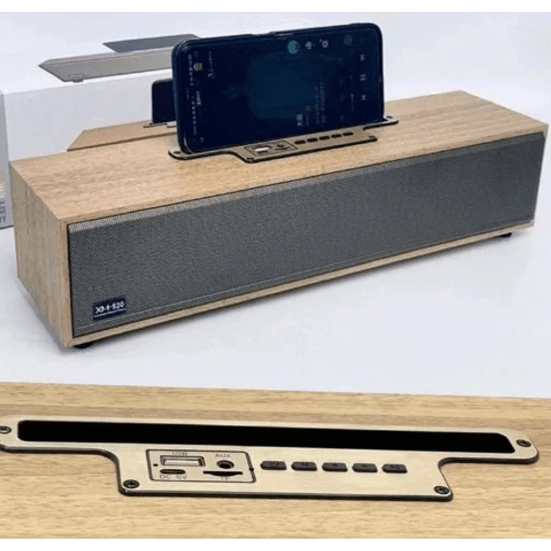 TV, Audio-Video si Foto - Portabile audio - Boxe portabile - Boxa Bluetooth Retro cu Suport pentru Telefon Mobil Andowl Q YX2240 - Infinity.ro