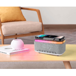 TV, Audio-Video si Foto - Portabile audio - Boxe portabile - Boxa Bluetooth KP 559 3 in 1 cu incarcator wireless ceas si iluminare LED 10W - Infinity.ro