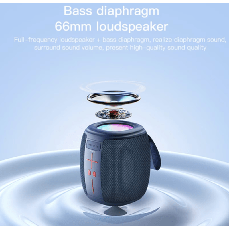 TV, Audio-Video si Foto - Portabile audio - Boxe portabile - Boxa portabila KP 539 Wireless Bluetooth 500maH 5W Lumini LED - Infinity.ro