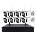 Casa si Gradina - Electrice - Smart Home - Camere de supraveghere - Kit 8 Camere Supraveghere Wifi S888PRO 3MP 1080P - Infinity.ro