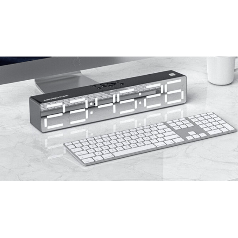 TV, Audio-Video si Foto - Portabile audio - Boxe portabile - Boxa Portabila cu Ceas Alarma SD Bluetooth Andowl QYXB133 - Infinity.ro