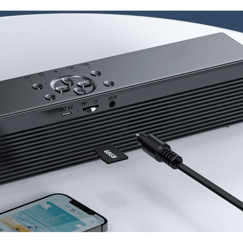 TV, Audio-Video si Foto - Portabile audio - Boxe portabile - Boxa Portabila cu Ceas Alarma SD Bluetooth Andowl QYXB133 - Infinity.ro