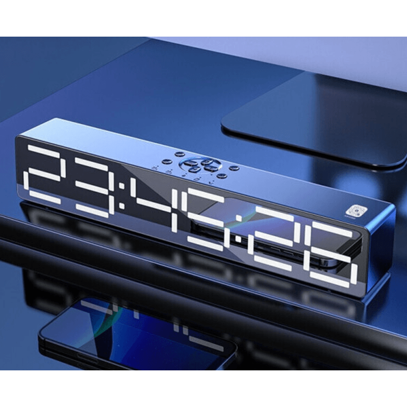 TV, Audio-Video si Foto - Portabile audio - Boxe portabile - Boxa Portabila cu Ceas Alarma SD Bluetooth Andowl QYXB133 - Infinity.ro