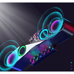 TV, Audio-Video si Foto - Portabile audio - Boxe portabile - Boxa Bluetooth gaming Q YX800 cu LED RGB - Infinity.ro