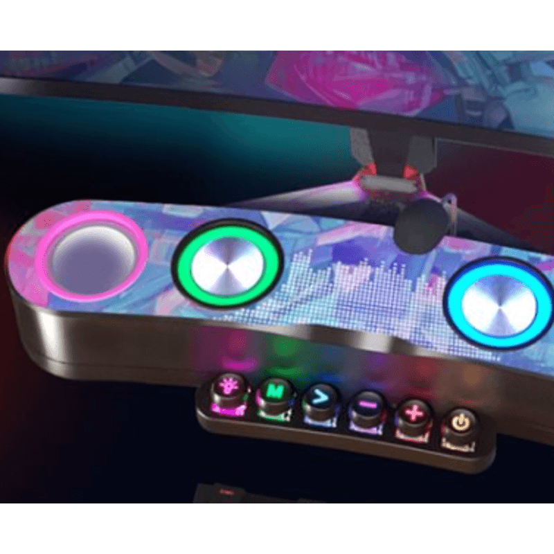 TV, Audio-Video si Foto - Portabile audio - Boxe portabile - Boxa Bluetooth gaming Q YX800 cu LED RGB - Infinity.ro