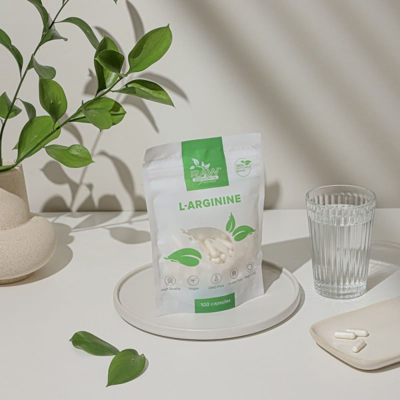 Ingrijire personala si Cosmetice - Sanatate si wellness - Suplimente alimentare - Alte suplimente alimentare - L-arginine 500 mg 100 Capsule, Raw Powders - Infinity.ro