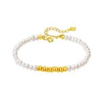 Fashion, accesorii si bijuterii - Femei - Bijuterii femei - Bratari femei - Brățară Reglabilă Diora, model „Golden Pearl” - Infinity.ro