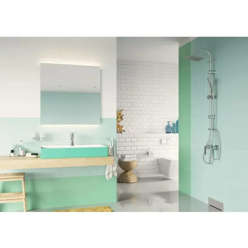 Casa si Gradina - Sanitare - Cazi si cabine de dus - Coloane si seturi de dus - Coloana de dus cu comutator Ferro fara baterie Squerto - Infinity.ro