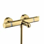 Casa si Gradina - Sanitare - Lavoar baie si accesorii - Baterii sanitare - Baterie cada - dus termostatata Hansgrohe Ecostat Comfort auriu lucios - Infinity.ro
