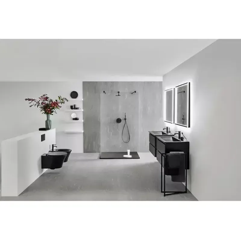 Casa si Gradina - Sanitare - Lavoar baie si accesorii - Baterii sanitare - Baterie lavoar Ideal Standard Ceraline monocomanda finisaj negru mat - Infinity.ro