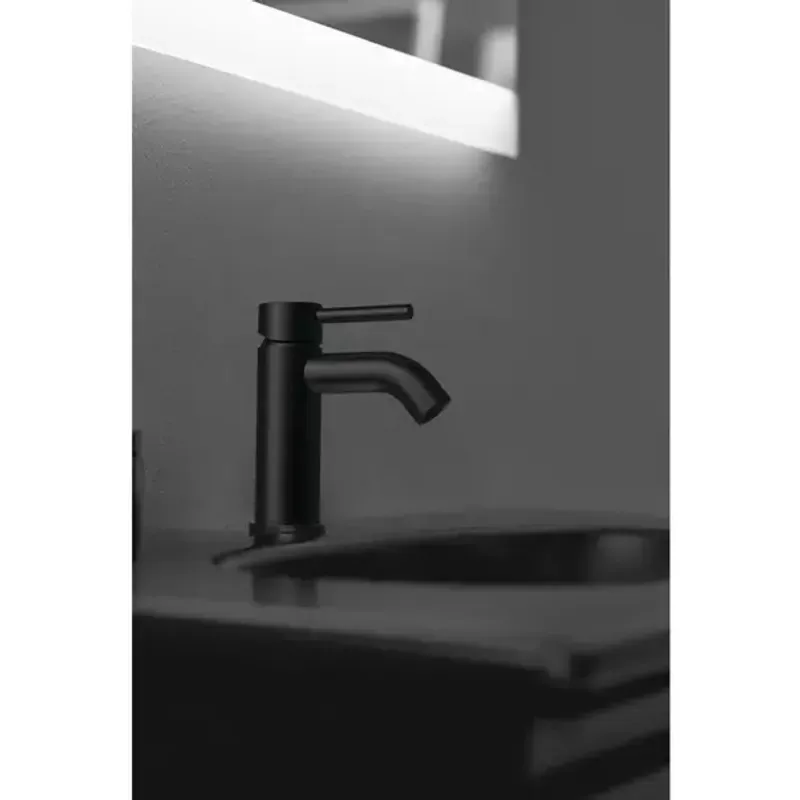 Casa si Gradina - Sanitare - Lavoar baie si accesorii - Baterii sanitare - Baterie lavoar Ideal Standard Ceraline monocomanda finisaj negru mat - Infinity.ro