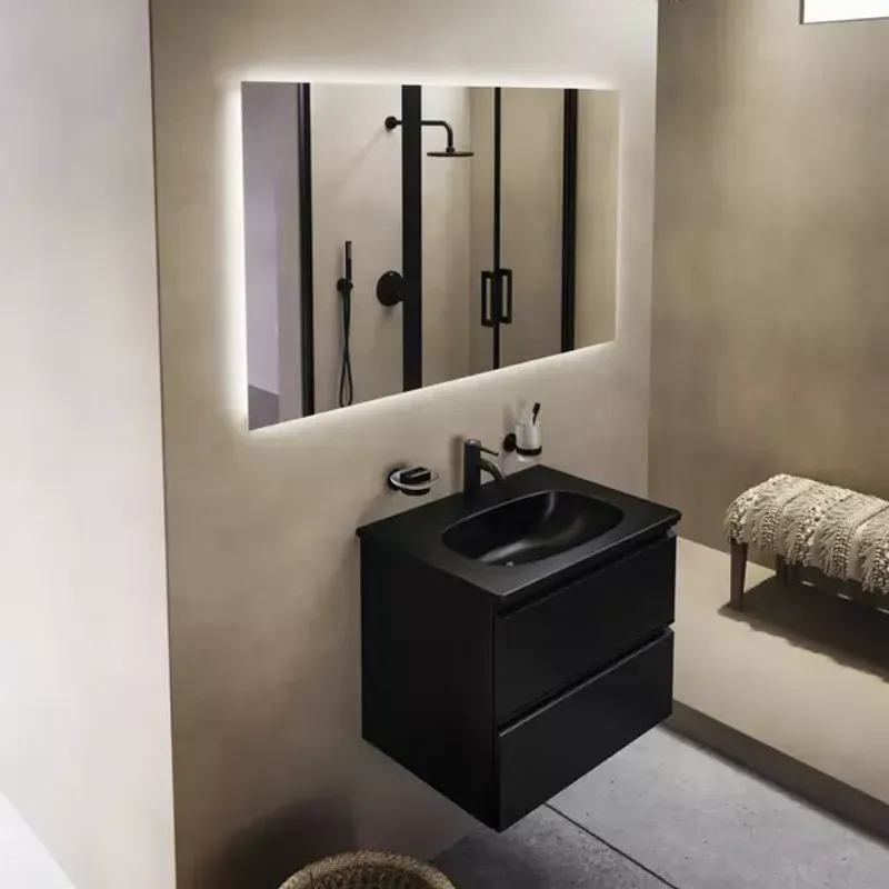 Casa si Gradina - Sanitare - Lavoar baie si accesorii - Baterii sanitare - Baterie lavoar Ideal Standard Ceraline monocomanda finisaj negru mat - Infinity.ro
