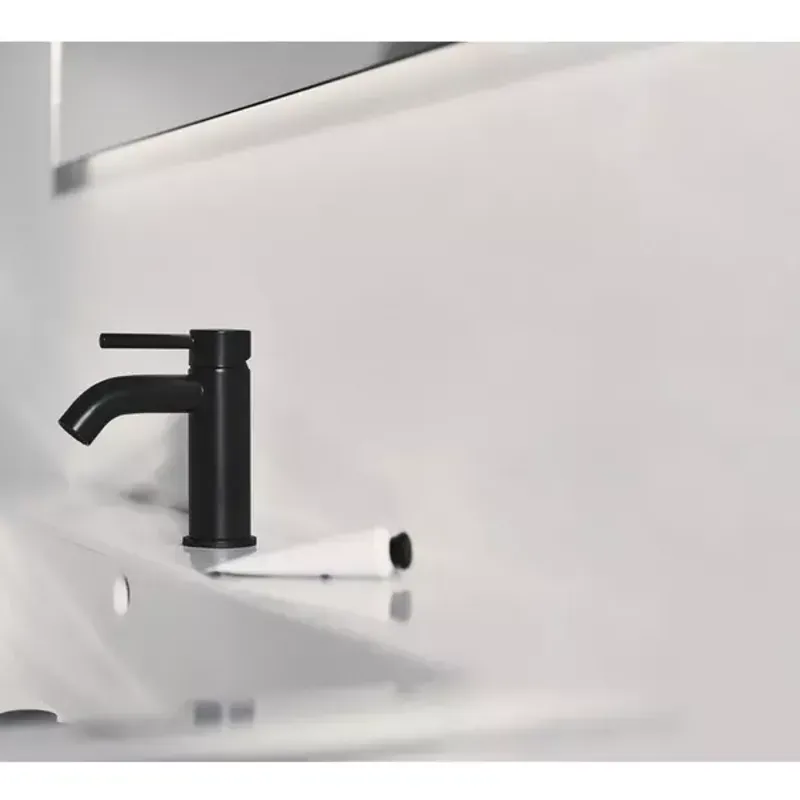 Casa si Gradina - Sanitare - Lavoar baie si accesorii - Baterii sanitare - Baterie lavoar Ideal Standard Ceraline monocomanda finisaj negru mat - Infinity.ro