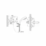 Casa si Gradina - Sanitare - Lavoar baie si accesorii - Baterii sanitare - Baterie cada Ferro Vasto - Infinity.ro